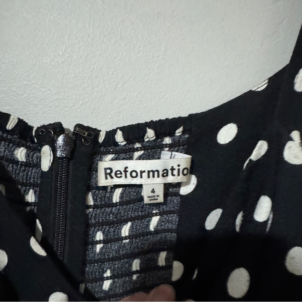 Reformation Bryson Dress in Bettie Size 4 - Picture 5 of 8